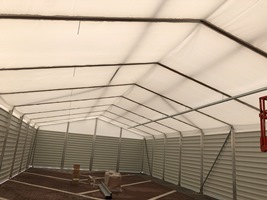 Raktársátor 10 méter széles-58